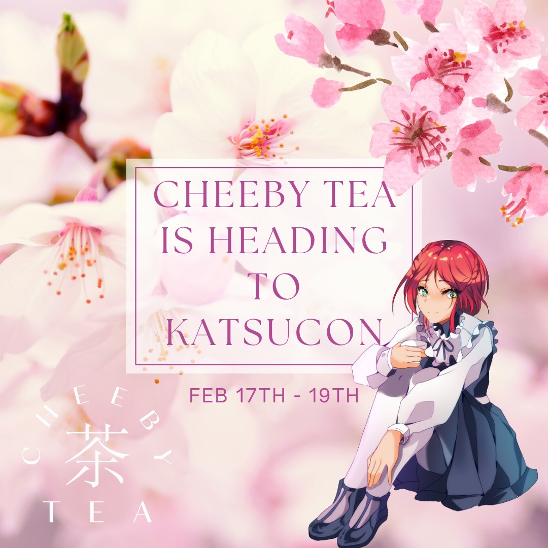 cheebytea's tweet photo. We had an absolute blast at Otakufest! However our adventures don't stop there! Our next journey will be onwards to KatsuCon. Asami can't wait for you to share a spot of tea with her! #katsucon #katsucon2023 #tea #Earlgraytea https://t.co/FRbx25kR2M