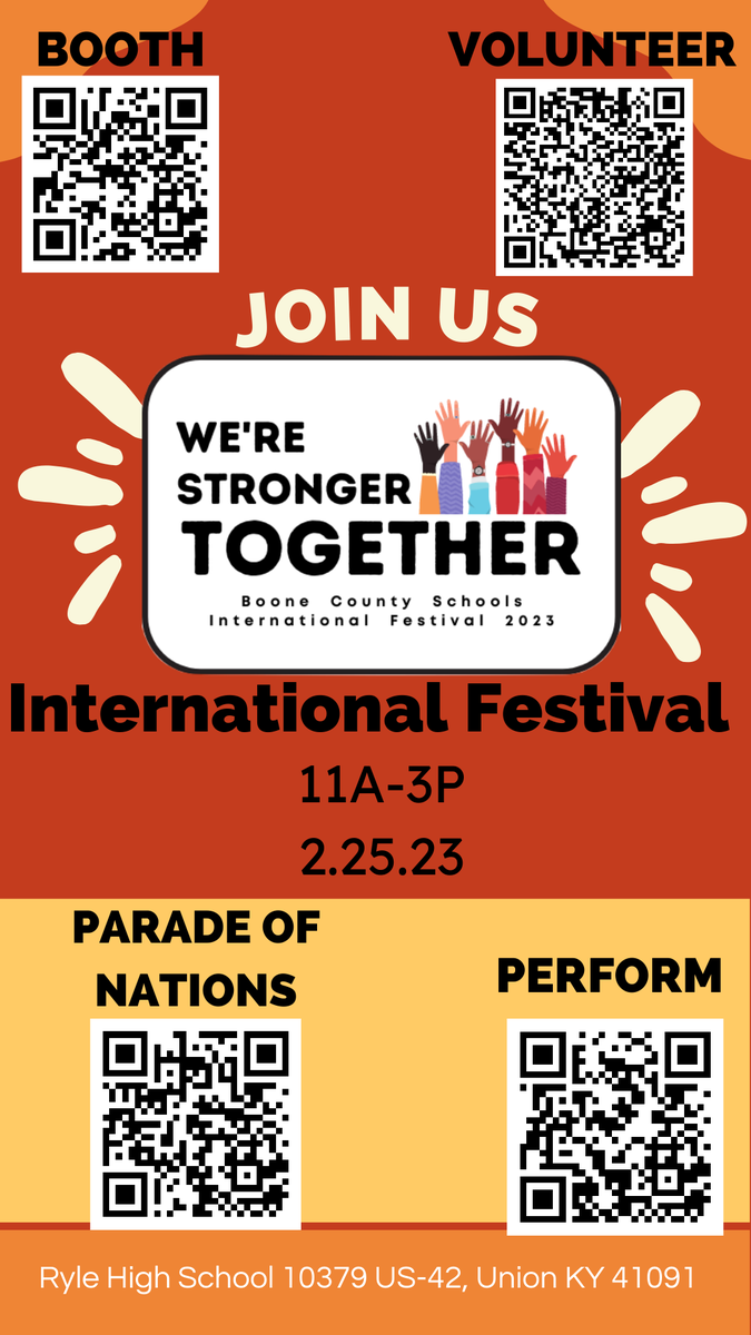 GenieneD's tweet photo. Students, families and teachers - we NEED you! Help us showcase our wonderful diversity. Our students speak over 64 different home languages, from over 90 different birth countries. We need you all to make this a success! @Boone_County @BCStudentAdv @BCS_EngLearners https://t.co/DKXPZDhEtx