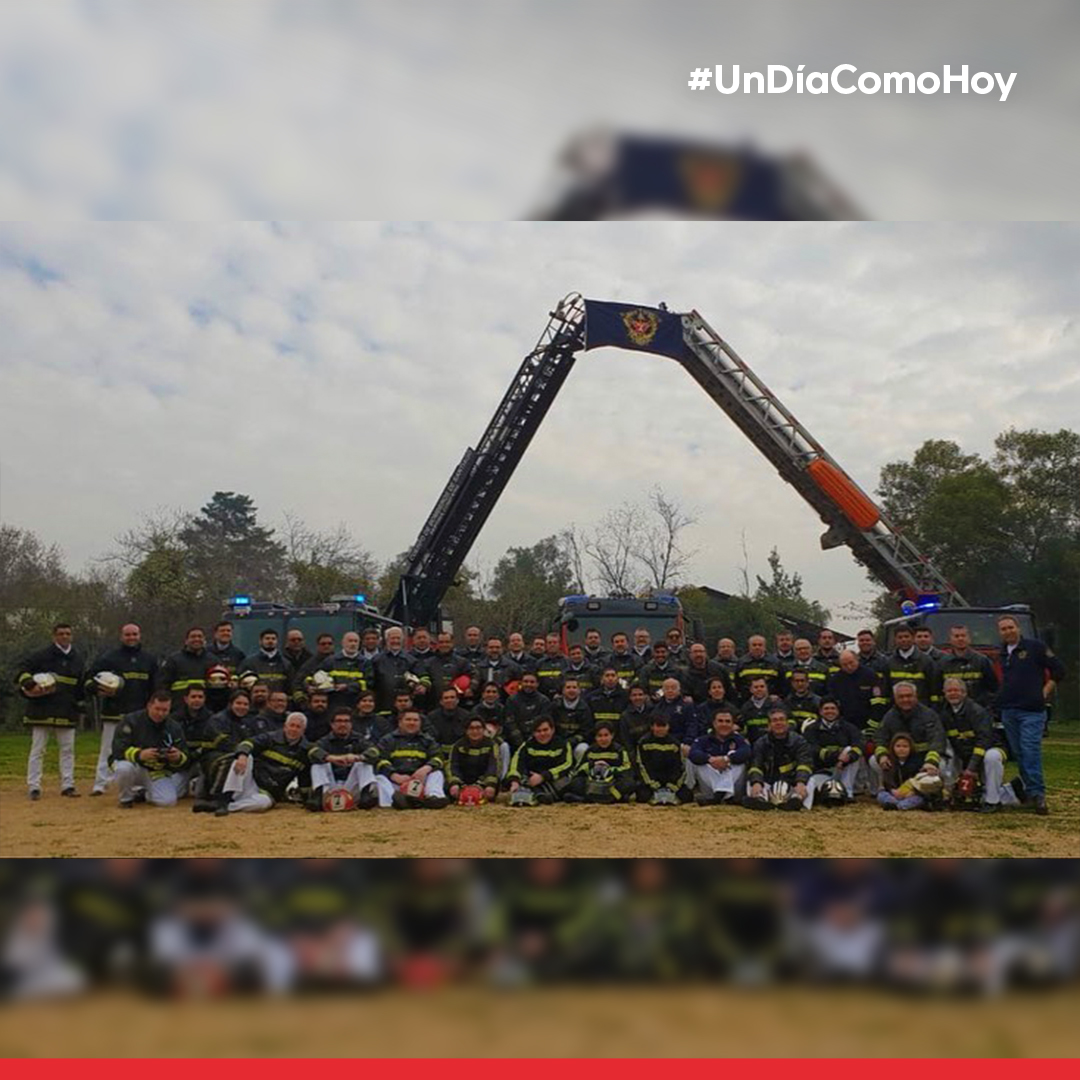 #UnDíaComoHoy hace 159 años, se fundó la <a href="/septimacbs/">Séptima Compañía CBS</a>. En su inicio se llamó “Compagnie de Haches, Galfes et Echelles Nº 2” y es considerada la primera compañía integrada por miembros de la colonia francesa radicada en #Santiago 👀