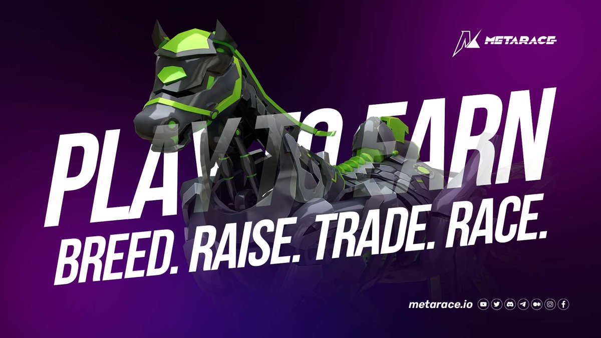 PregameSin's tweet photo. 🏇#MetaRace includes intriguing features such as several #PlayToEarn choices, the chance to breed the greatest mechanical horse, exchange #NFTs, and watch races from the sidelines!

#eSports #GameFi #NFTCommuntiy #P2Egame #blockchain https://t.co/DIi2ZtORIb