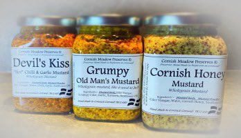 cornishmeadow.com/mustards-onlin… Our mustards are available online again in 2023 #mustard #Cornwall #artisanproducers #madebyhand #wholegrain