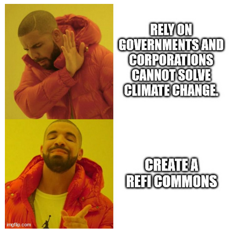 ReFiDAOist's tweet photo. We would love it if you could support the #ReFiCommons with a re-tweet or a small donation: https://t.co/nzYYuDMODw 💚

We are not building this startup movement for this cycle, or for the next, but to see a global regenerative economy—and beyond. Join us! 🌎🌍🌏

/end https://t.co/k0UnBU08pj