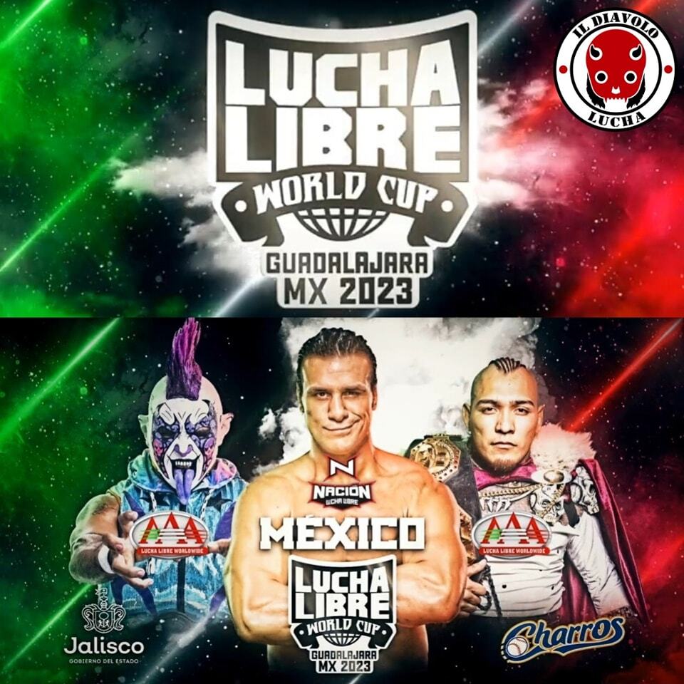 #IlDiavolo 

En otra buena noticia #LuchaLibreWorldCup regresa, y ahora será en #Guadalajara y se confirma la tercia que defenderá a #Mexico en esta edición.
.
.
.
#IlDiavoloLucha #LuchaLibreAAA