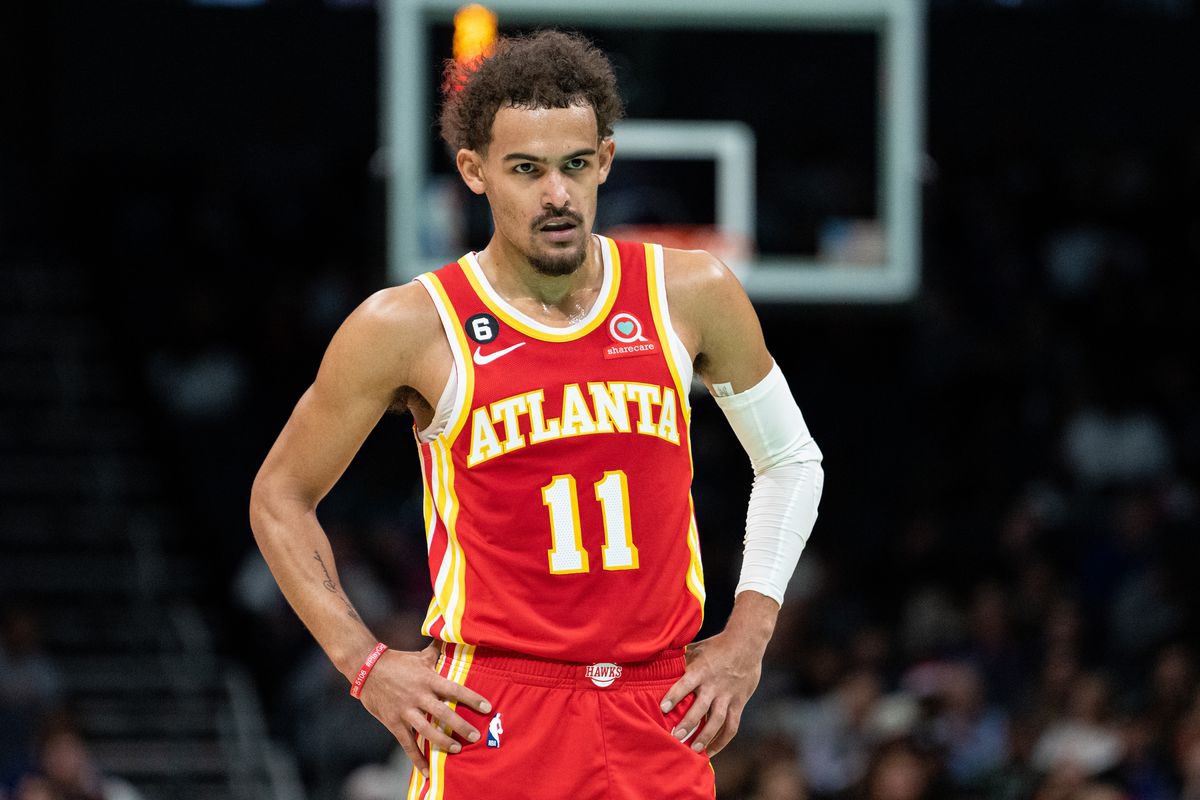 LegionHoops's tweet photo. REPORT: Trae Young booked a private flight after Game 2 last year without informing the Hawks and was fined for his actions.

(via @WilliamsLaurenL, https://t.co/OBgO57GmI9) https://t.co/qa28Yvx7ic
