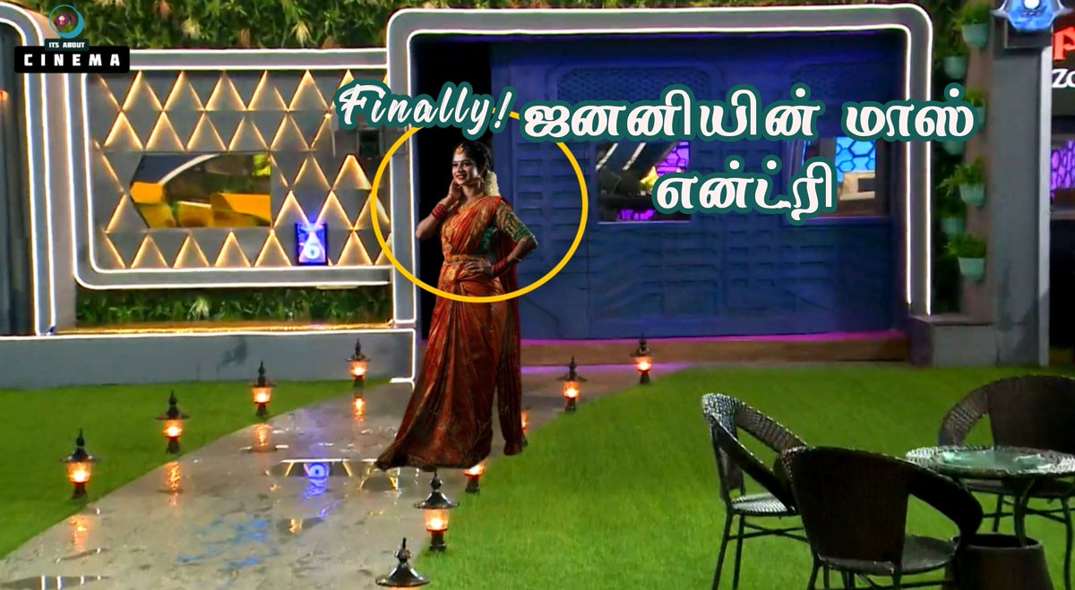 Dksview's tweet photo. போடு! Finally, Janany மாஸ் Entry நாளைக்கு 🔥With Sema Twist - என்னனு பாருங்க 🔥

Watch here 👉 https://t.co/9X39hA8zlc

#ItsAboutCinema #BiggBossTamil6 #BiggBossTamil #BiggBoss6Tamil #BiggBoss6 #BiggBossToday #BiggBoss6Update #Janany #janani https://t.co/gbhBe0mmeV