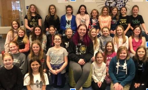 Our 4-5th grade students were excited for Girls Who Code Club at school.
Our very own BBE high school senior, Annika Heieie, led our club in the first semester.  Thank you, Annika, for your dedication to our Girls Who Code Club and best wishes next year at college!
#GirlsWhoCode