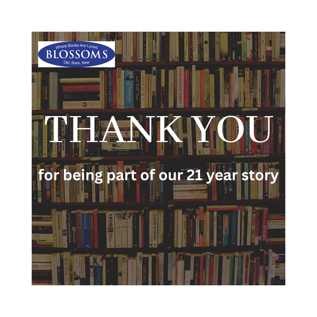 blossombookhous's tweet photo. Dear Bengaluru,
Today, we complete 21 years! 
This is possible only because of you. Thank you for being part of our journey over these two decades. As a part of our anniversary, we will offer an EXTRA 10% discount on the 18th, 19th, and 20th of this month. https://t.co/uZxMRg8i6C
