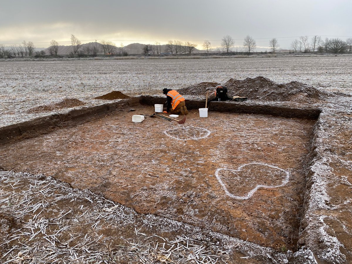 Frosty morning on site for our field archaeologists ❄️ What a view!

Hope you stay warm during this week's cold weather.
