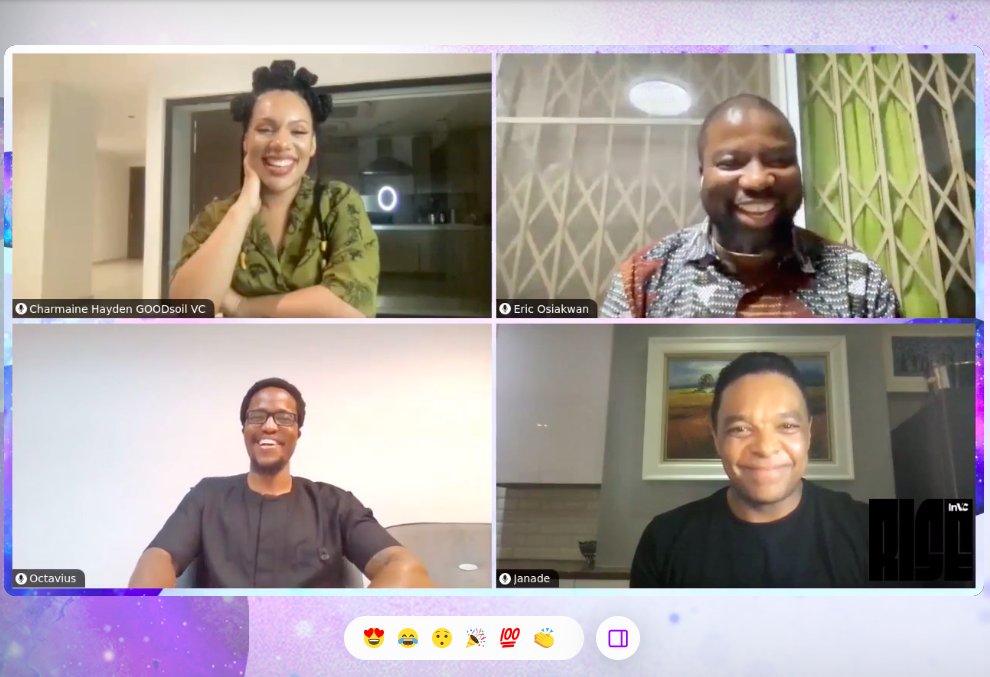 FlorenceBav's tweet photo. Fascinating and inspiring session from @GOODsoilVC @LaunchAfricaVC @ChanzoCapital at #RISEInVC on opportunities, risks and return in Africa organised by @INCLUDED_VC https://t.co/m69ZPsBmUi