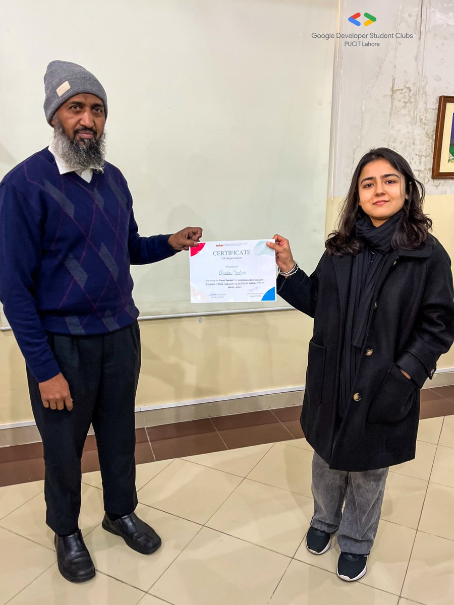 dscpucit's tweet photo. "Competitive Programming and Tech Career" , an event arranged by GDSC to create awareness of the importance of CP to students so that they can target and join those big tech companies.

For more details visit our LinkedIn:
https://t.co/bMibQpl16y https://t.co/gALh31FKpa
