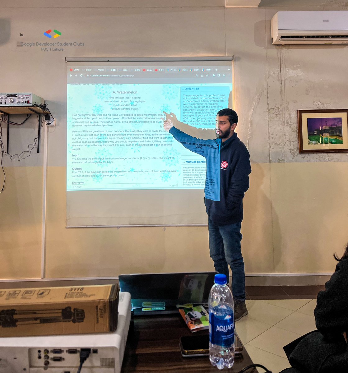 dscpucit's tweet photo. "Competitive Programming and Tech Career" , an event arranged by GDSC to create awareness of the importance of CP to students so that they can target and join those big tech companies.

For more details visit our LinkedIn:
https://t.co/bMibQpl16y https://t.co/gALh31FKpa