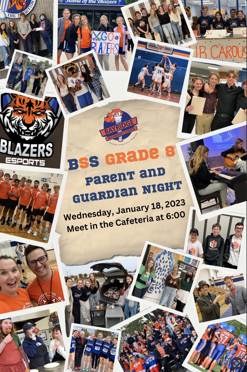 Attention all grade 8s considering @Bayridge_SS and/or the Bayridge Computer Specialist Program!!! We look forward to seeing you all tomorrow night! Check out the Bayridge Blazers YouTube channel if you can't be there in person. #futureBlazers #bssCompSci