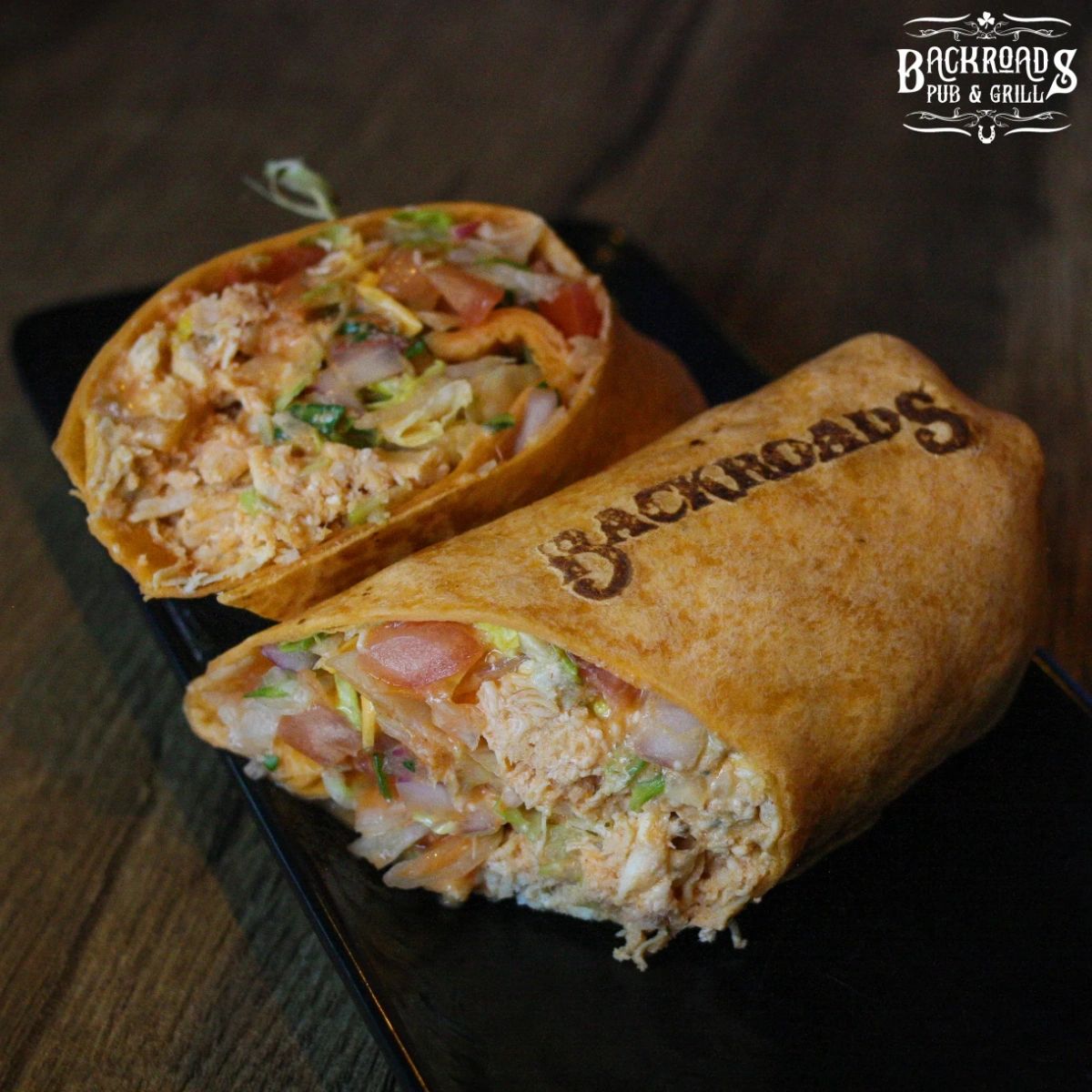 When you wrap chicken, ranch dressing, blue cheese crumbles, pico de gallo, and shredded lettuce in a tomato-basil tortilla, the result can only be #FreshAndDelicious. Don't miss out on our Buffalo chicken wrap!