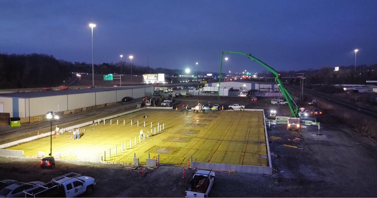 ALHuberGC's tweet photo. Our SPEC Building Materials project started early this morning with a concrete pour!

#alhuber #specbuilding #concretepour #construction https://t.co/zGd6f80rX9