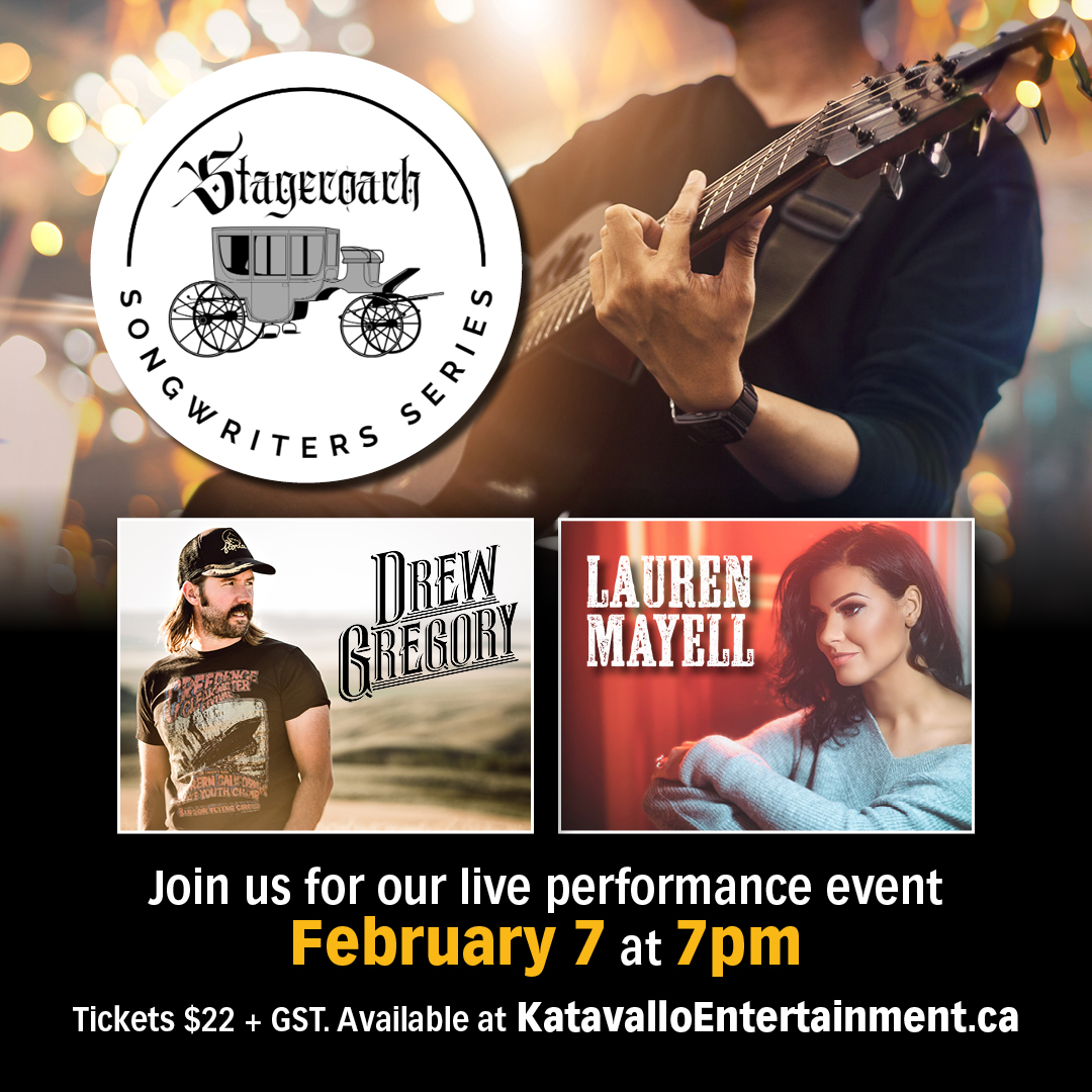 CenturyDowns's tweet photo. Join us for our live performance event on February 7th!

The Stagecoach Songwriter Series will be an intimate &amp; up-close experience with the artists and songwriters behind the music. Hear the stories from the writers themselves 🎶

Tickets are available at https://t.co/QAYEdLGXrW https://t.co/ub5jjybEr4