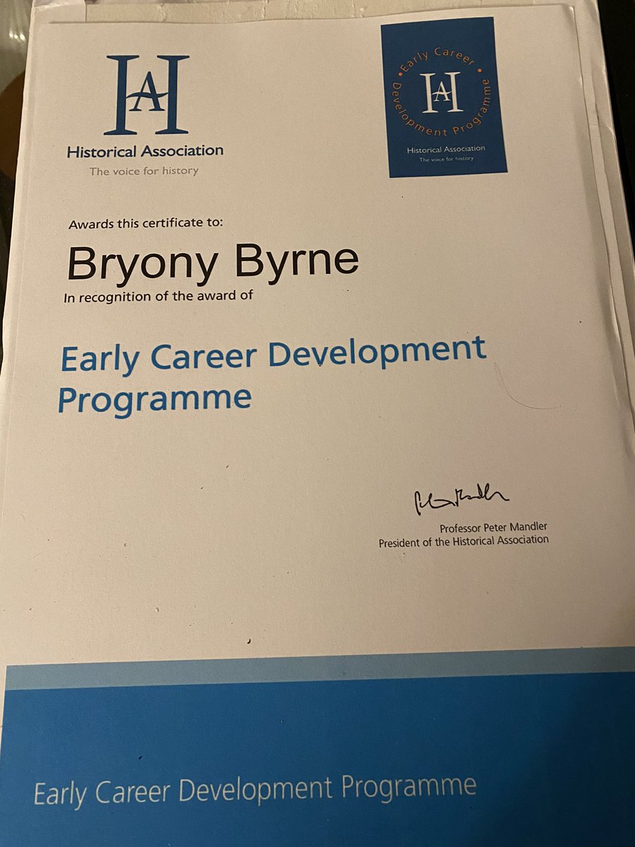 Received my <a href="/histassoc/">Historical Assoc</a> ECDP certificate the other day. So proud to be part of such a fantastic community. I would highly recommend this course to any Early Careers History teachers! The best CPD I’ve done in a while. Made me think back to so many aspects of my training.