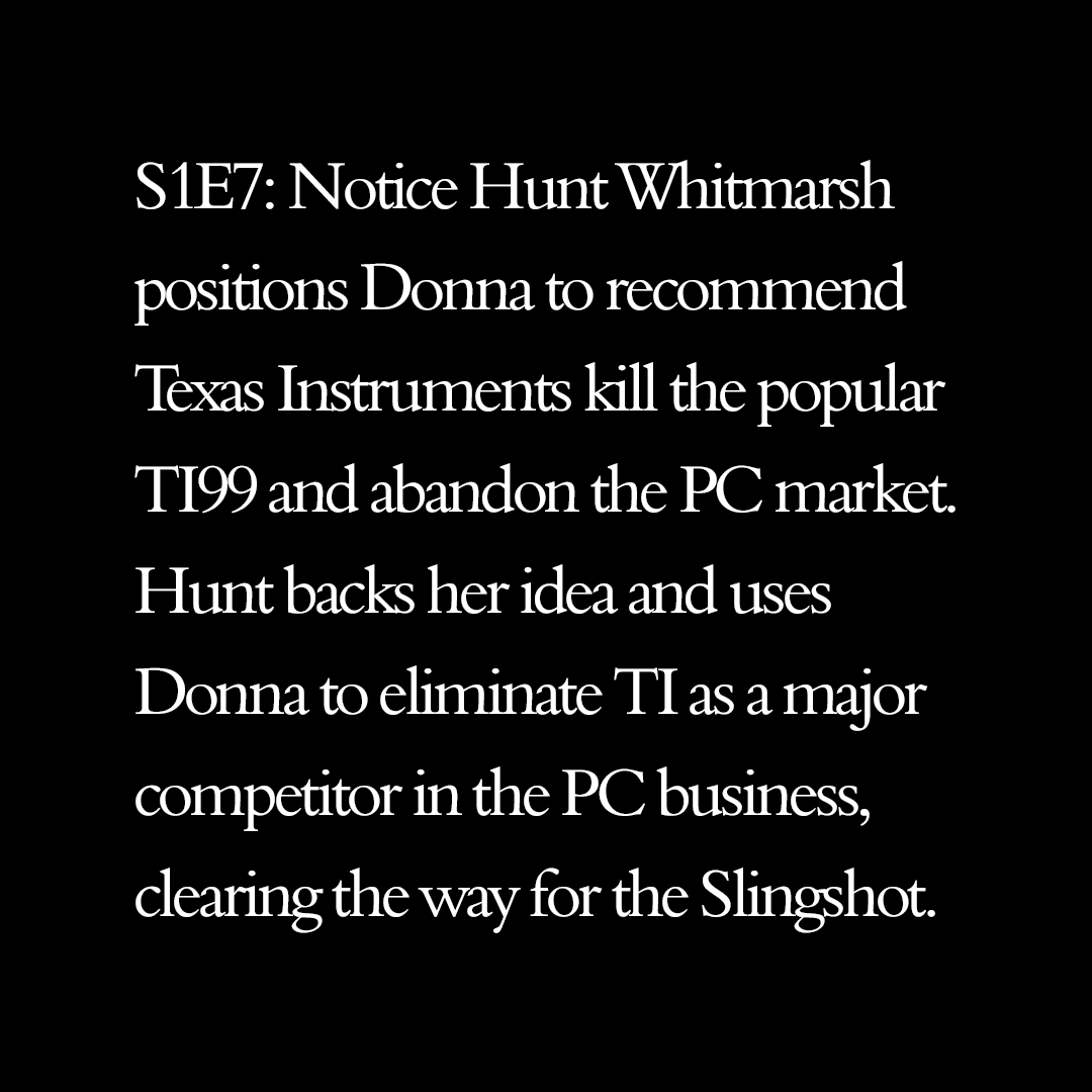 cyber_grafx's tweet photo. Donna Clark and Hunt Whitmarsh kill the #TI99

Giant (S1E7.2014)

#haltandcatchfire #joemacmillan #cameronhowe #gordonclark #donnaclark #leepace #mackenziedavis #scootmcnairy #kerrybishe #TexasInstruments #madmen #stevejobsquotes #c64 #computerhistory #80s #cardiffelectric #amctv https://t.co/CiPsN9z7Sx