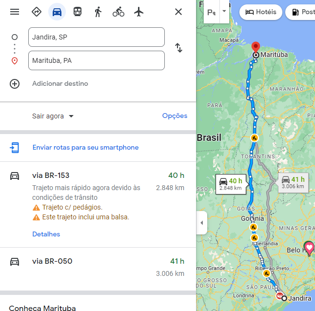 ramayanajr's tweet photo. Comprei uma TV online, o frete foi baratinho (R$ 30) ... 
a transportadora informou esse trecho de deslocamento, ou seja uma tv led vai viajar por 3mil km durante 5 dias (e ainda tem o trecho Belém - Manaus)
Torcer pra chegar inteira 😅 https://t.co/mxXxYJzsWC