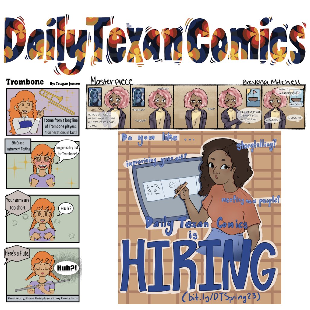 Check out today’s <a href="/texancomics/">Daily Texan Comics</a> page!

🎨: <a href="/podado_t_art/">Podado_T</a>, Breyona Mitchell

thedailytexan.com/2023/01/17/dt-…