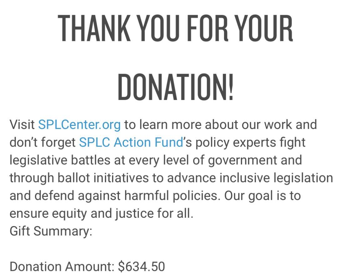 PitViperShades's tweet photo. We've repeatedly blocked this loser from shopping on https://t.co/Qq3vP24U2H, but he found a way. So here we are again, giving his recent order of $634.50 to the SPLC. When you spread hate in Pit Vipers, we donate your money to a cause that works against you. #pitvipergivesafuck https://t.co/9qGIRflau5