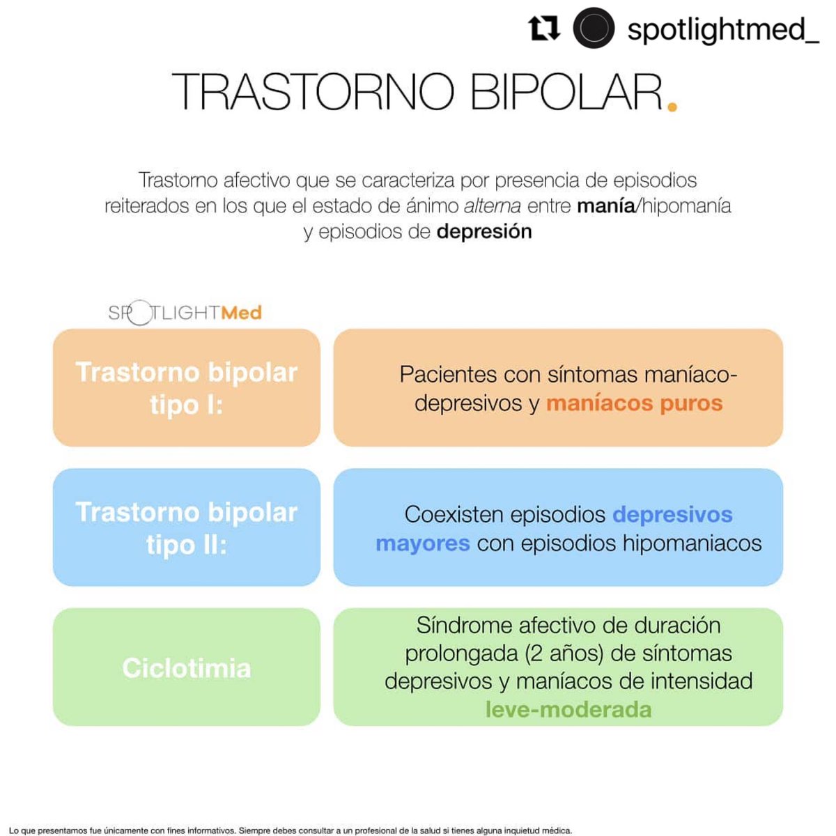 Clasificación: Trastorno bipolar😞😃 #spotlightmed #ENARM #ENARM2023 #medicina #medcoach #mip #mpss #psiquiatria #medstudent #spotlightmed #psychiatry #saludmental #mentalhealth