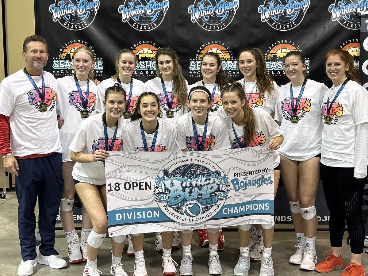 Another undefeated weekend with my girls in the 18 Open division at the 2023 JVA Winter Bump in Charleston SC. 🏐🏐 #ETR #SharkMentality #UpwardStars17HP <a href="/DormanVB/">🏐DormanVB🏐</a> <a href="/CoachSamWol23/">Sam Wolinski</a>