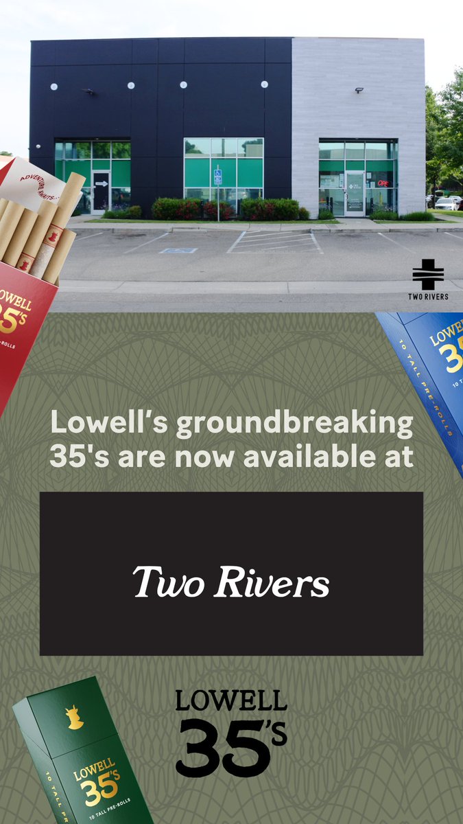 Sacramento, head over to Two Rivers and pick up a pack of Lowell 35s today! 

#RolledSuperior