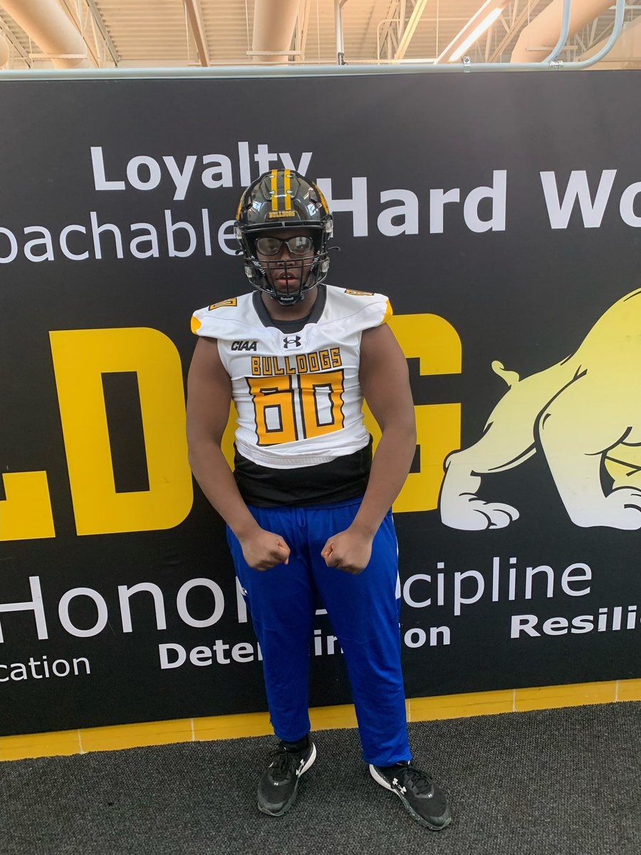 AmangPierre's tweet photo. After a great visit at Bowie State University. I’m grateful to announce I have received a scholarship offer! @CoachKJack @rw_deuce2 @CoachBrown62 #HBCUBALL🗣 #NOCBoy🧪✅ #D2Ball #CIAAFootball https://t.co/GaDcZG14X7