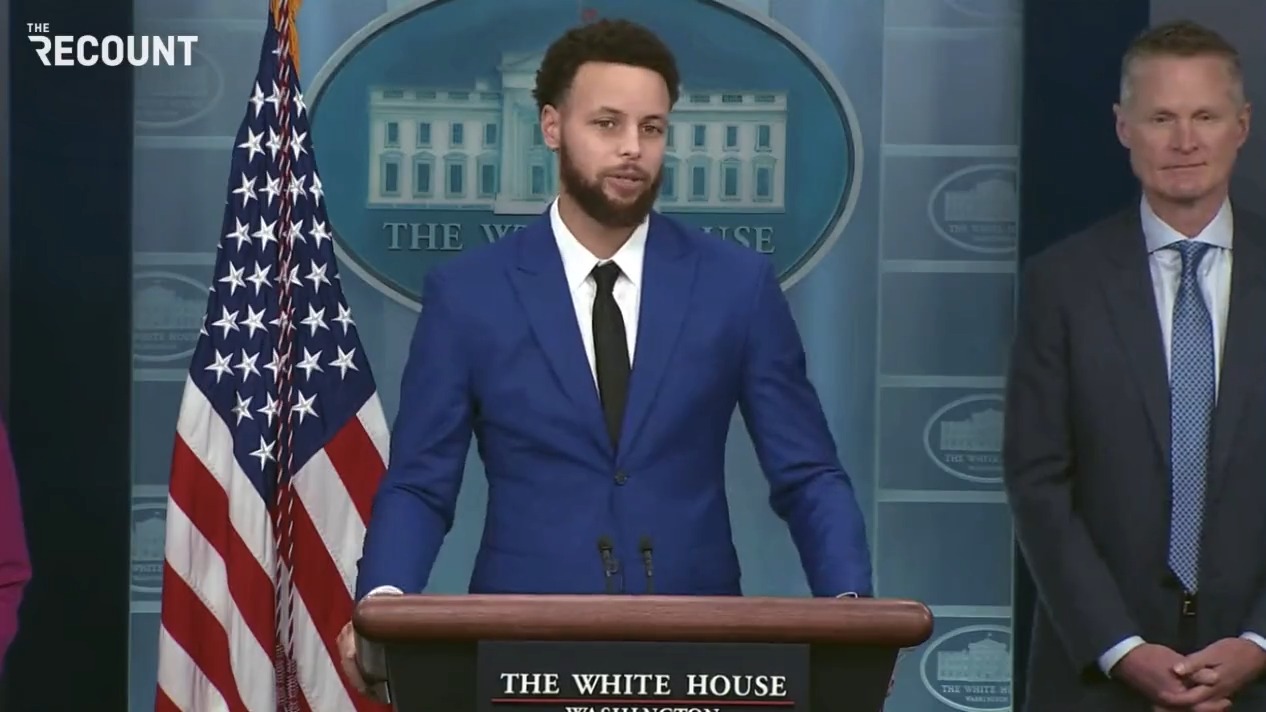 The Recount on Twitter "Golden State Warriors star Steph Curry thanks
