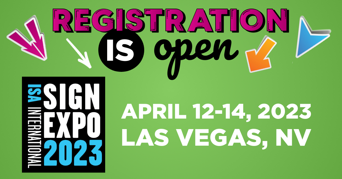 ISA Sign Expo tweet media