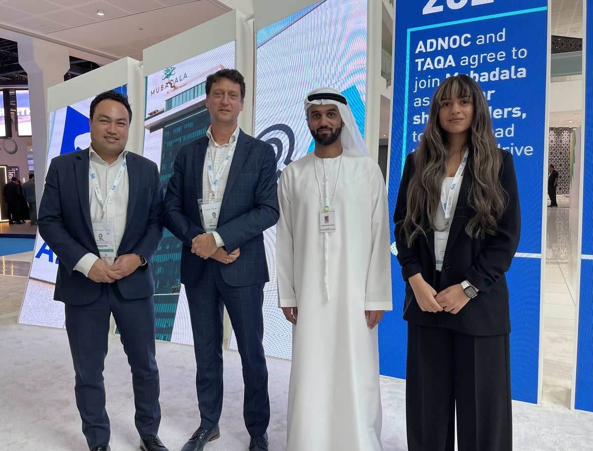 On our way to #COP28 joining this great #ADSW2023 targeting to accelerate the #EnergyTransition both in the #Netherlands and #MiddleEast. Inspiring meetings at #ACEnergyForum and @WFES in Abu Dhabi! #investinholland #nlinuae