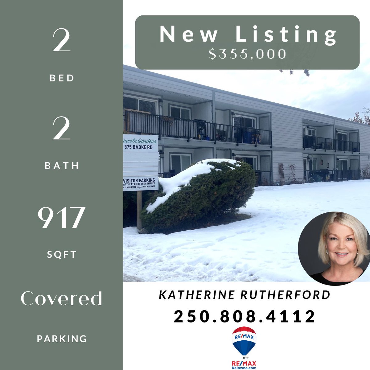 Kelowna, BC - Yes there is still affordable housing!  You are allowed up to 2 pets (with restrictions) &amp; no age restrictions.  You back on to a huge quiet greenspace that you can enjoy from your large patio.
MLS# 197409