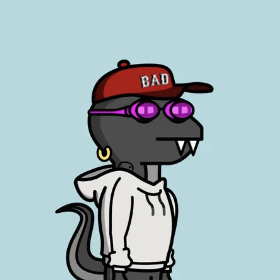 Fresh of the mint #badlizzys  straight into steaking 🧨 #Crofam #CronosNFT