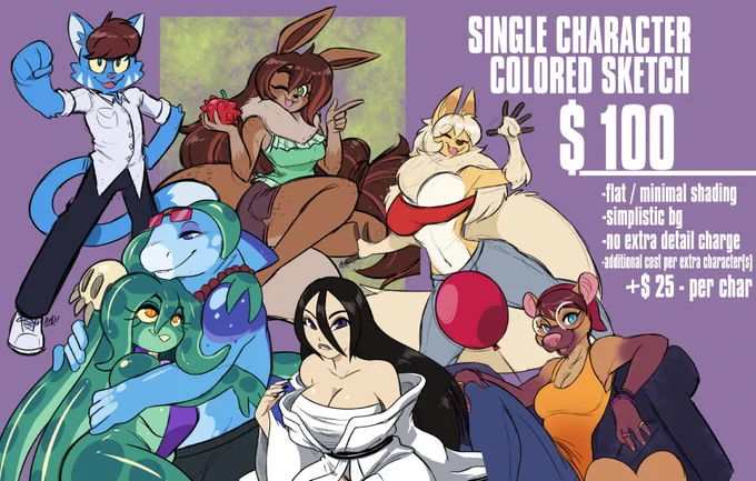 Hello, commissions are still availableYou can request through this form,  