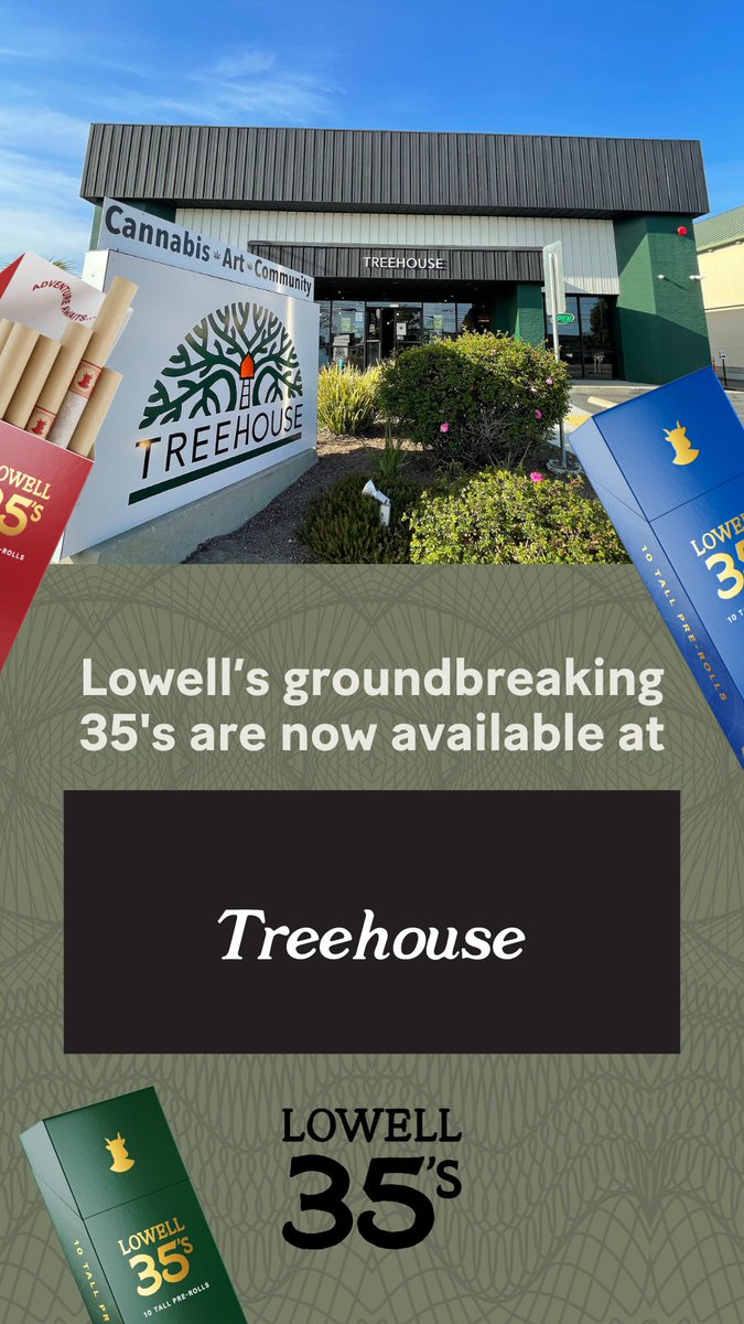 Our friends at <a href="/Treehouse_SC/">Treehouse Dispensary</a> are stocked up with all six blends of Lowell 35s! Try them all out and let us know your favorite💨 

#RolledSuperior