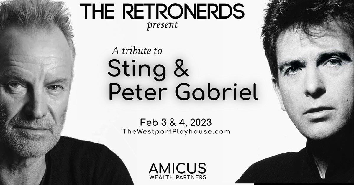 WacknessBand's tweet photo. 💥💥💥 Ticket Link 🎟: https://t.co/iUzTXYtjFR

We, The RetroNerds  have an amazing tribute to Sting and Peter Gabriel planned for you. Two nights to choose from. Fri. Feb. 3 or Sat. 4 at Westport Playhouse https://t.co/mypOZK6wWt
