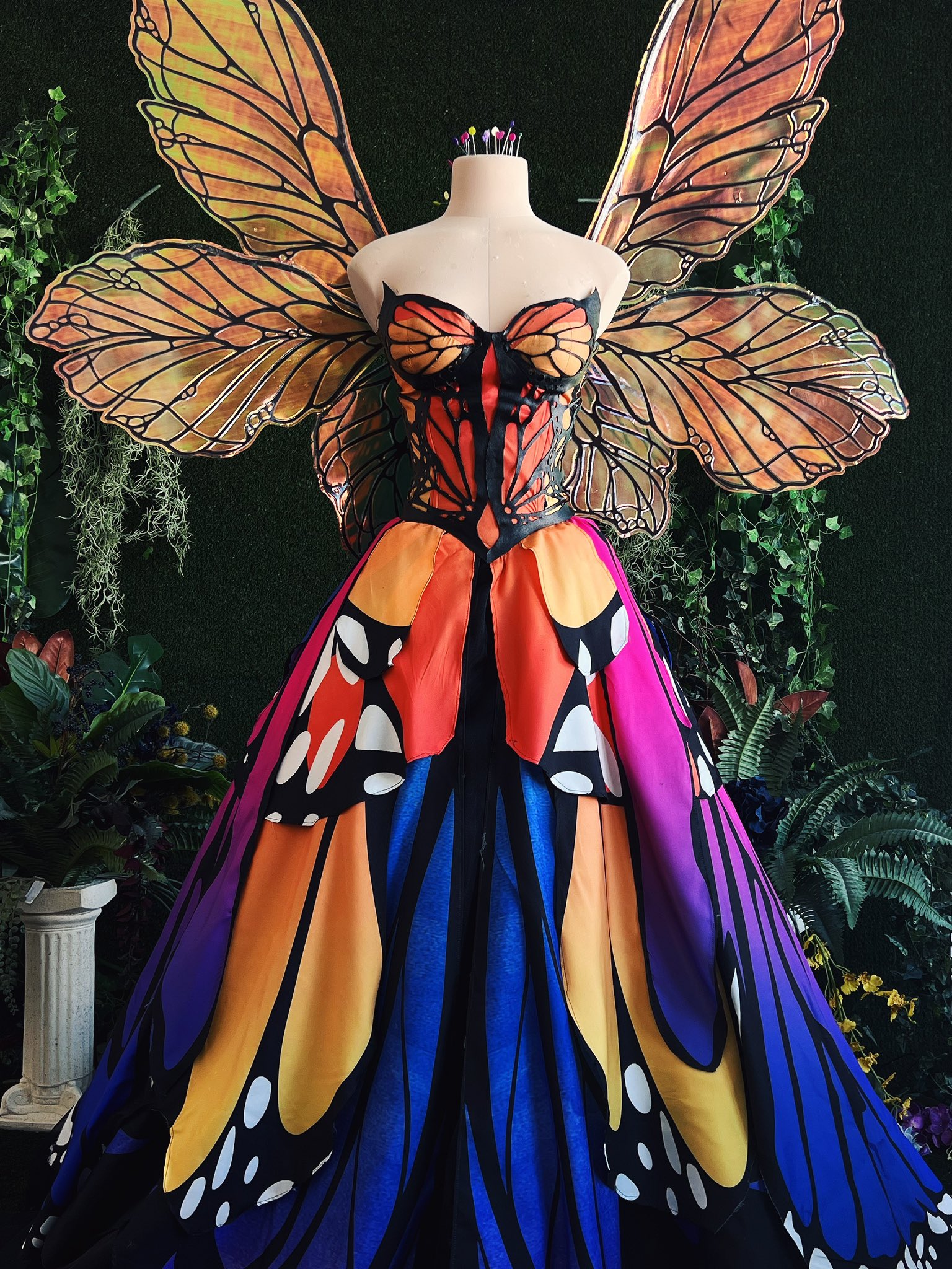 The clearance butterfly dress