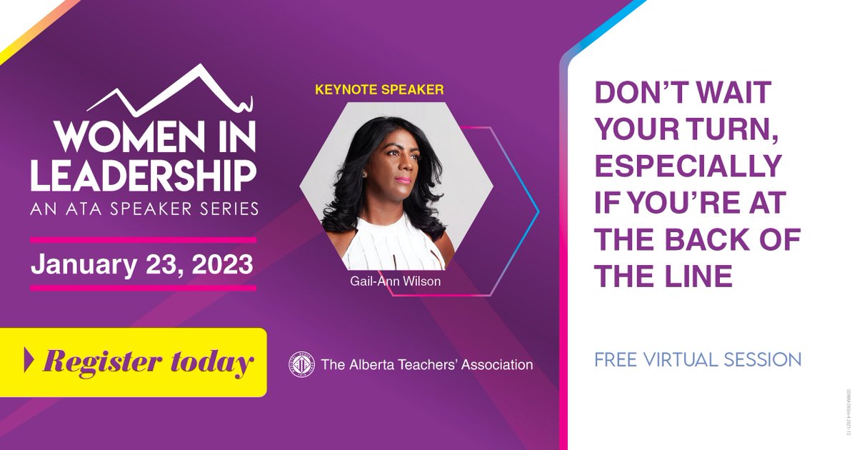 Join us for a special Women in Leadership speakers series event on January 23! This presentation takes a strength-based approach to foster capacity in educators aspiring for leadership in any area of their professional practice. Register 👉 bit.ly/3WgWIsb #abed