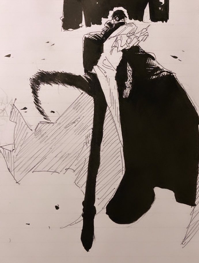 筆ペン楽しい～🦒 
