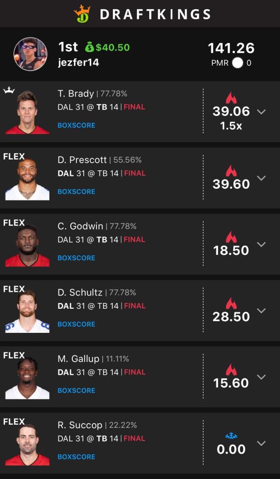 DFSCoachTalk's tweet photo. We had several big winners in NFL all weekend, one of our biggest winners was one of our favorite members The Boy From Cali, way to go!

YOU could be the next big winner and you can join now for FREE with our Special Free Week Trial Membership!

https://t.co/lvpTd8ONa6 https://t.co/2jEvNqHboL