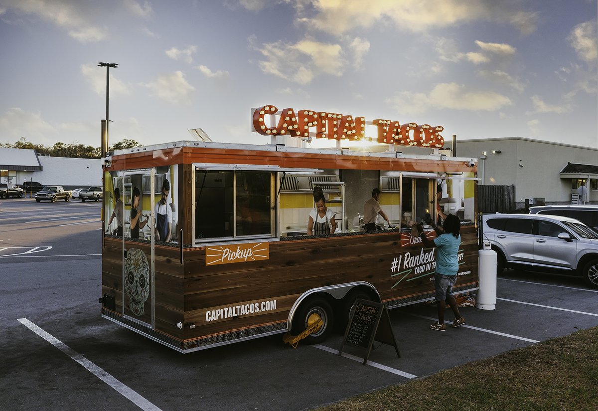 EraserFarm's tweet photo. This Capital Tacos food truck we just wrapped up (see what we did there?) is a tasty example of what we do. #mexicanfood #tacos #foodtrucklife #foodtruckfood #food #texmexfood #texmex #design #branding https://t.co/RBZBqNTyoo