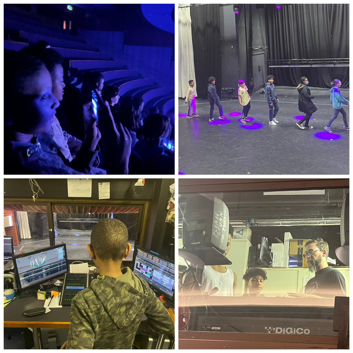 NCCBrent's tweet photo. Some of our students are taking part in the #shine #saturday #enrichmentprogramme @aslnews Students are learning about stage lighting, sound & production as well as setting up a stage. Amro did a dance performance. Our students are bonding with the students from other schools! https://t.co/oLwDYH4XsP