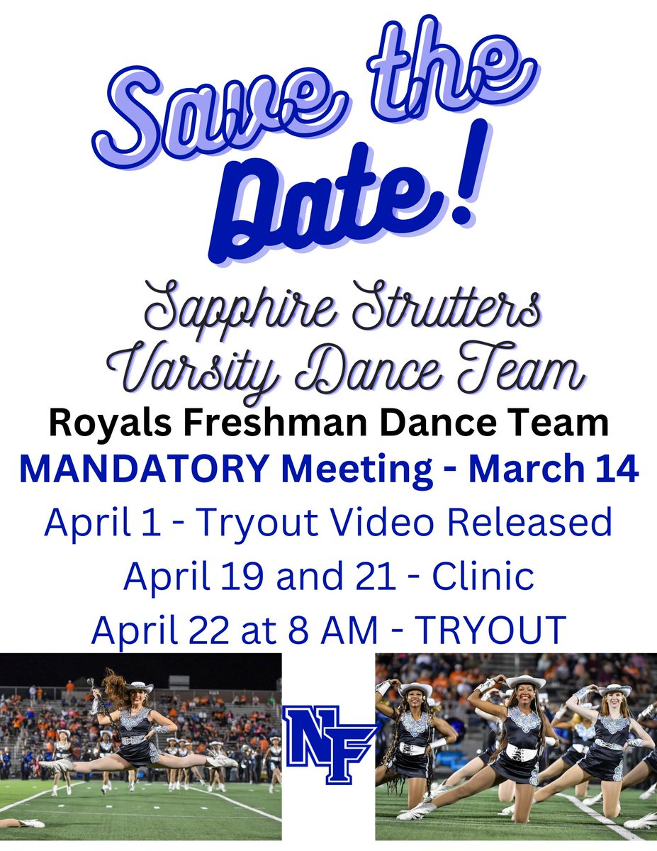Sapphire Strutters and Royals tweet media