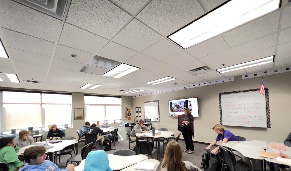 cpalions's tweet photo. Ms. Keck’s #CPAupper English class is unpacking the themes of Hubris and Hamartia today, beginning with the tragic work from Sophocles- Oedipus Rex. https://t.co/bVXDkSCFwa