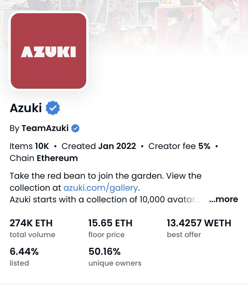 _0xghost_'s tweet photo. Why did MAYC fall so far? Now below Azuki, was 19 ETH a few days ago. https://t.co/C7UB5kK31b