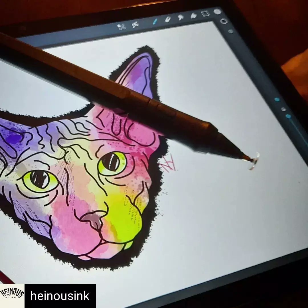 SonarPen's tweet photo. Amazing Egyptian Mau created with SonarPen 🖍️➰📱
Reposted from @heinousink #sonarpen with #artflowapp #Android #tablet https://t.co/4yFIf3Heoo