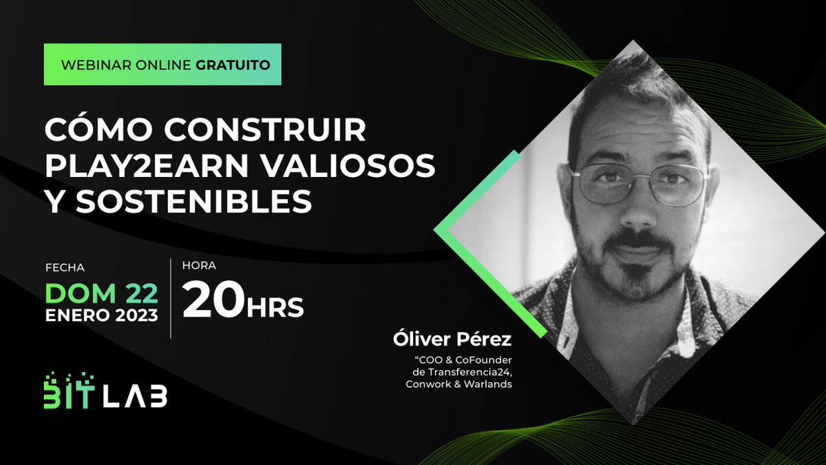 📢In one hour starts the free webinar that will be given by our CEO @Olipp777 about the keys to success in blockchain gaming! Don't miss it!

⏰Today 20Hs Spain

Sign up here: https://t.co/Tdc6wpeuAW

#warlands #blockchain #playtoown #PlayandEarn #eSports 