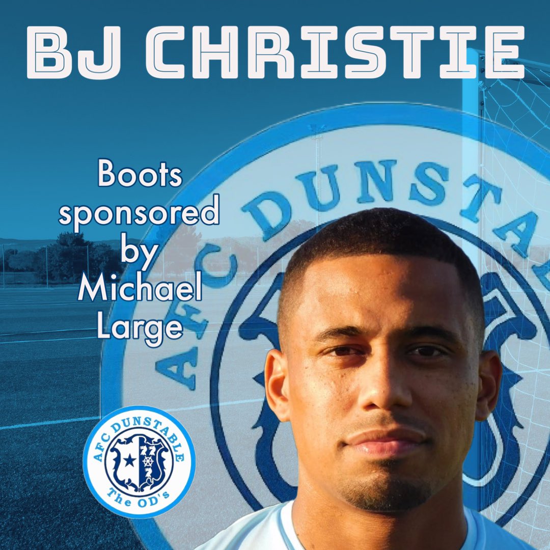 AFCDunstable's tweet photo. We'd like to wish club captain @BjChristie1 all the best as he goes in for his knee operation tomorrow. 

Good luck mate. https://t.co/JNvmDnIfR1