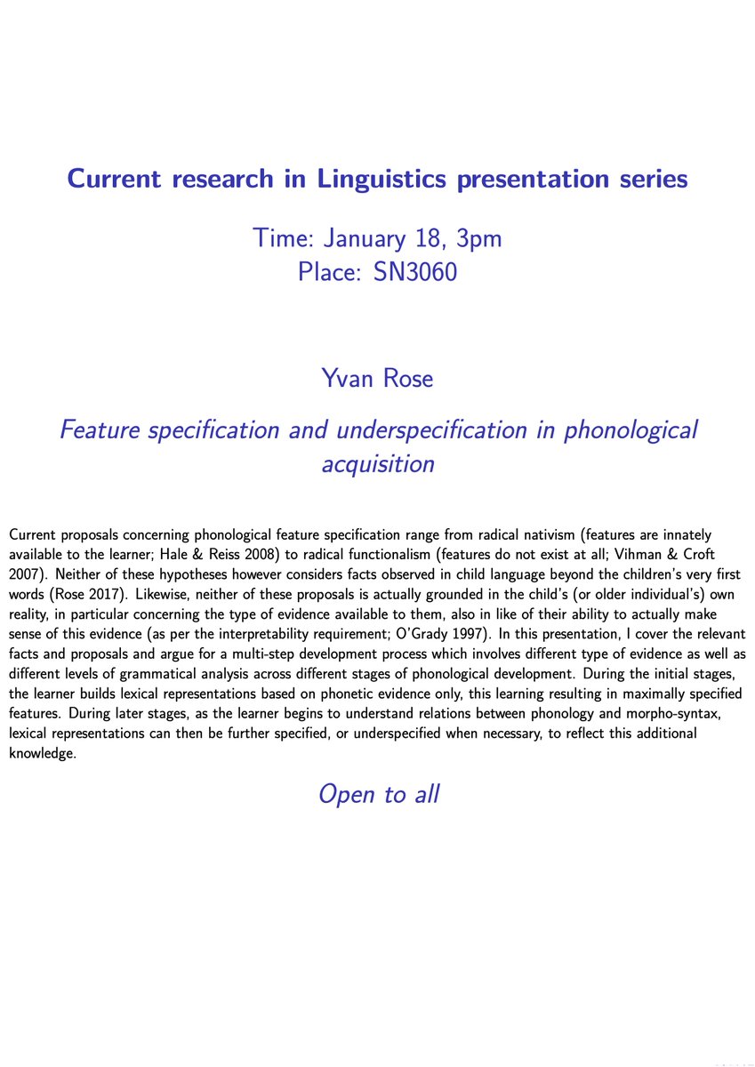 MUN Linguistics (@munlinguistics) on Twitter photo 