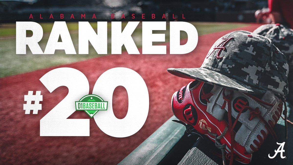 📈 - <a href="/d1baseball/">D1Baseball</a> 

bit.ly/3wtEUjr

#RollTide